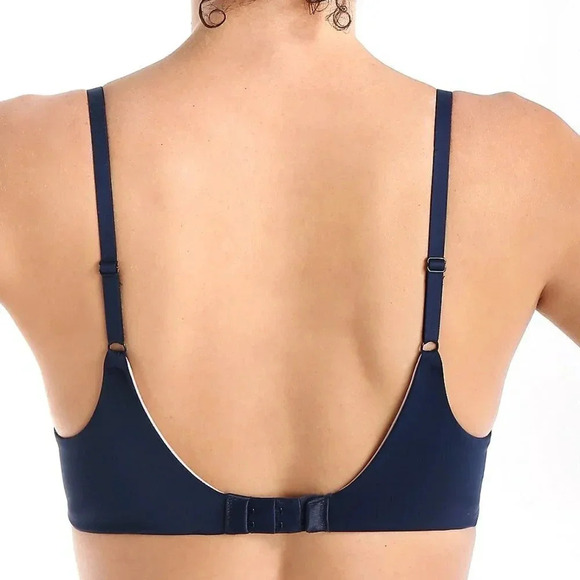 34B Maidenform 9500 Self Expressions T-Shirt Demi UW Bra Navy NWT - Picture 5 of 5